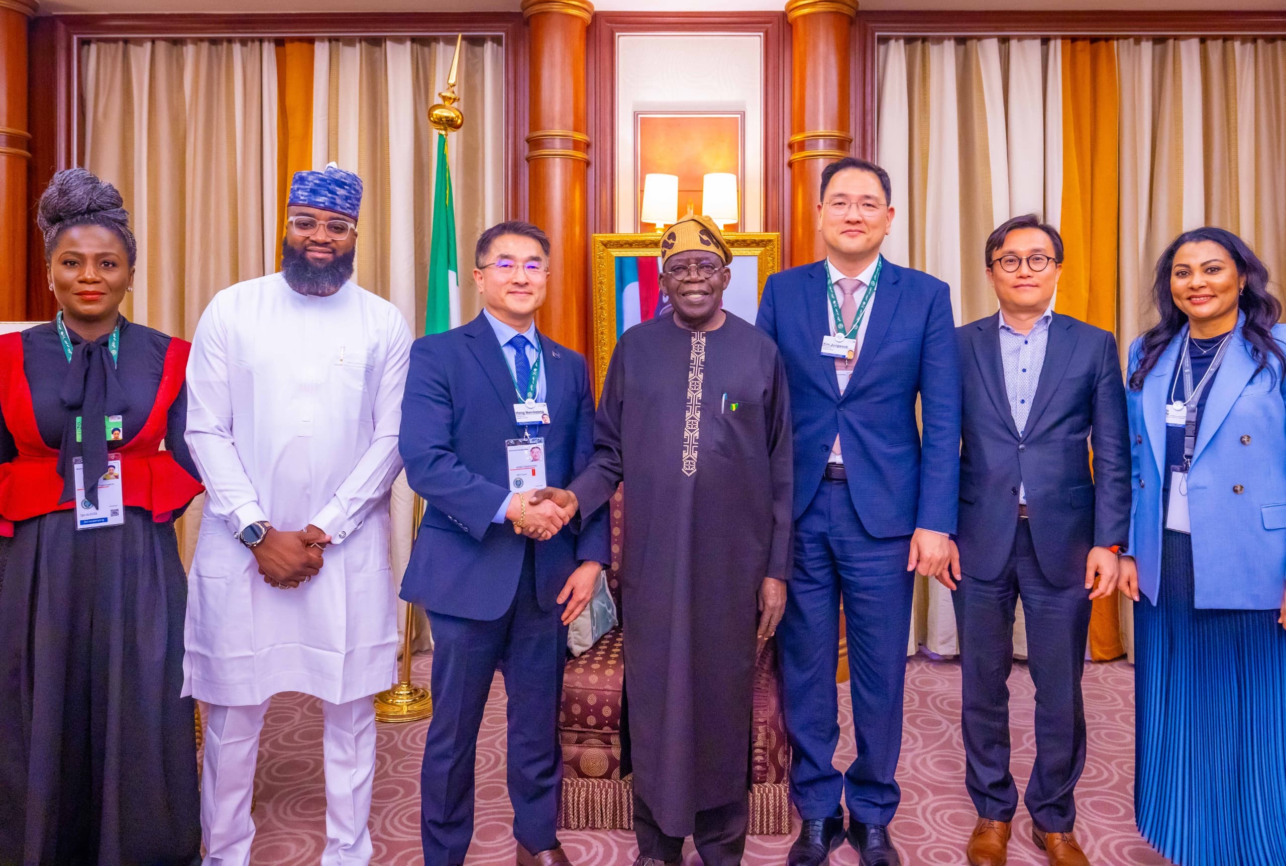 Tinubu tells Samsung CEO Nigeria best destination for technology