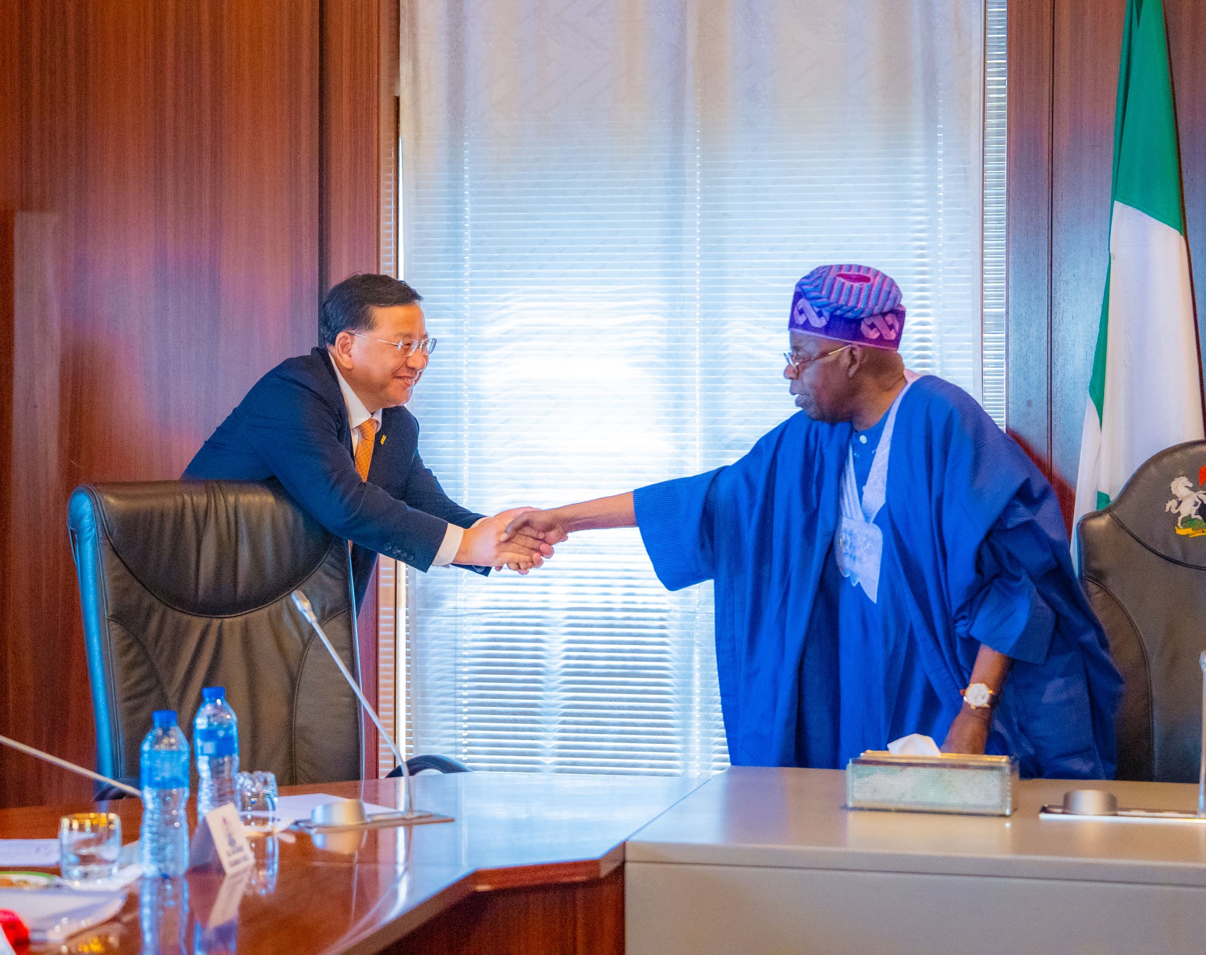Tinubu receives Chinese envoy, lauds Nigeria-China relations