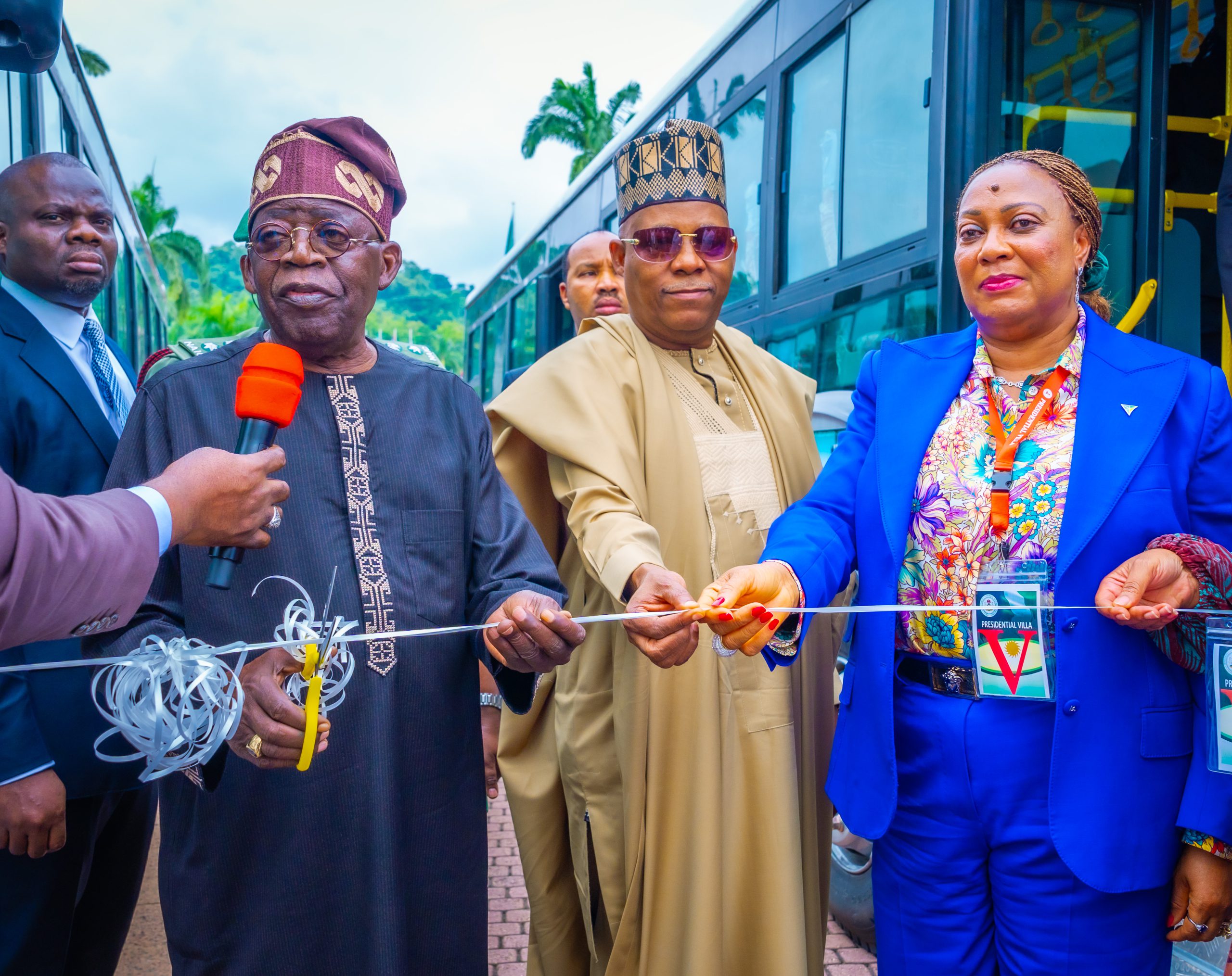 Tinubu inaugurates 30 CNG buses