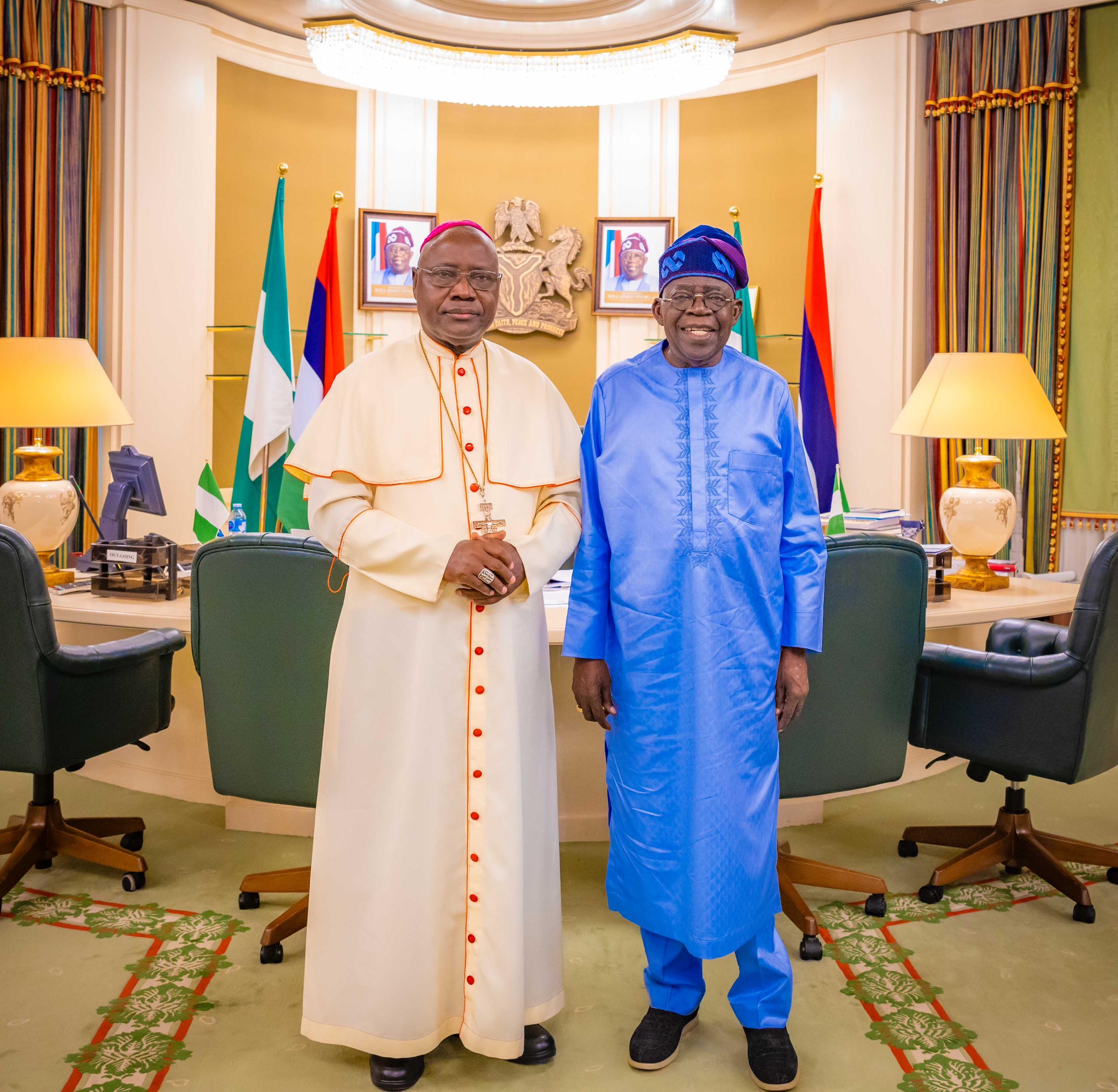 Archibishop Kaigama visits President Tinubu